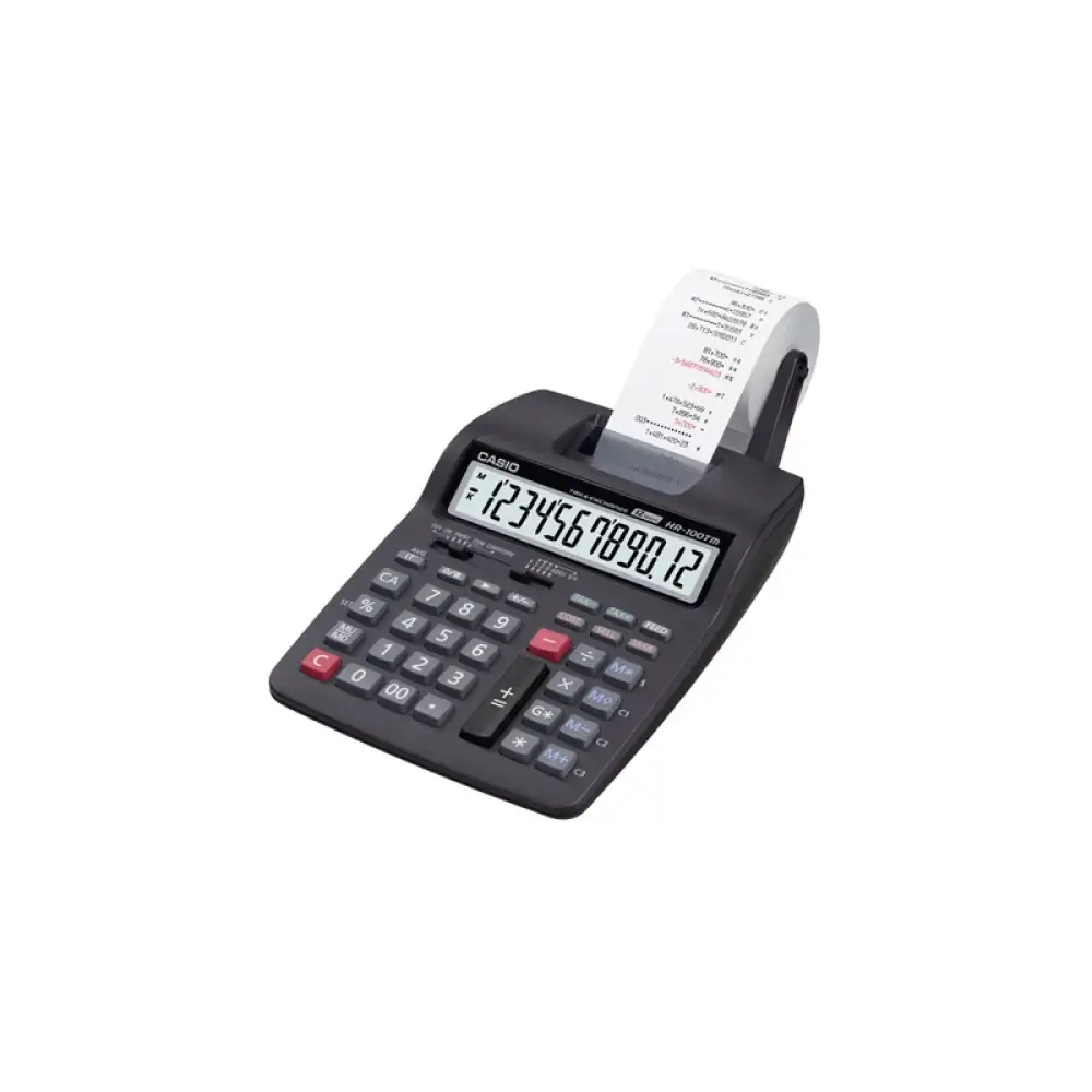 Calculadora De Impressao Casio Hr 100rc Bk Preta Tot Trib. 117.64