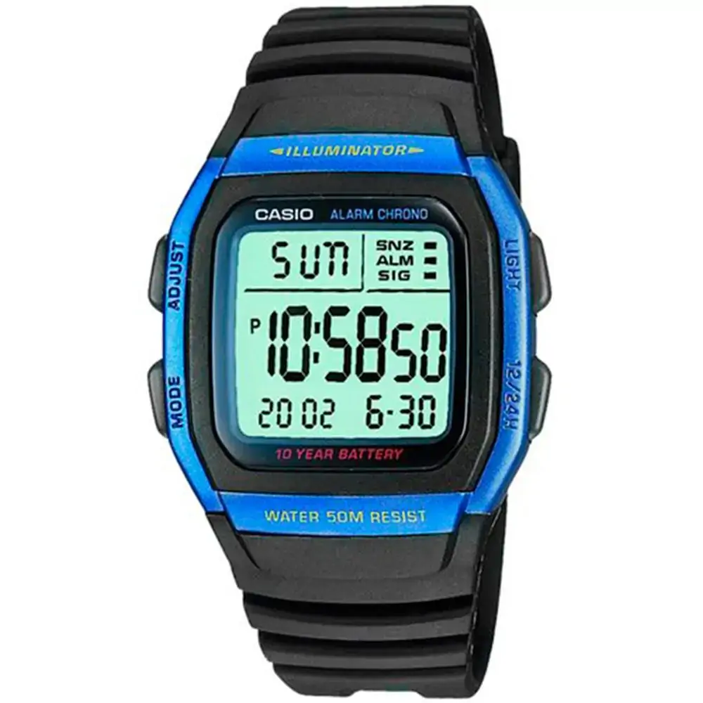 Relog.pulso Casio Masc.w 96h 2avdf