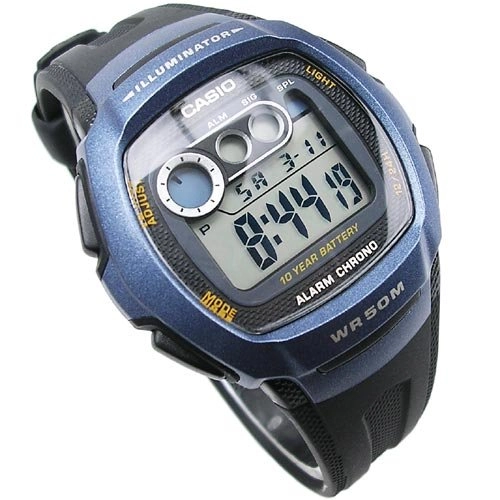 Relog.pulso Casio Masc.w 210 2a