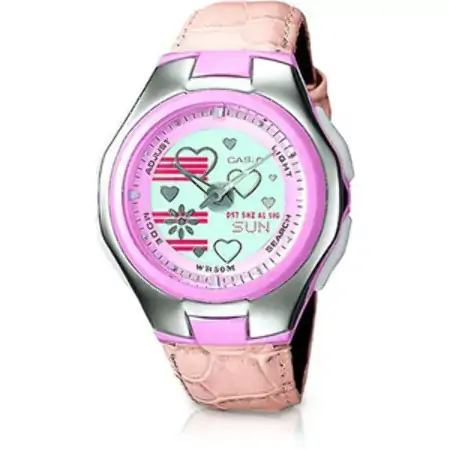 Casio Lcf Analógico Digital Feminino