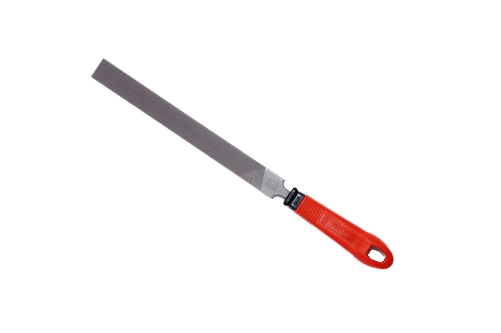 Lima Japonesa Engenheiro Meia Cana P/metal/aluminio Couro 200mm(8")