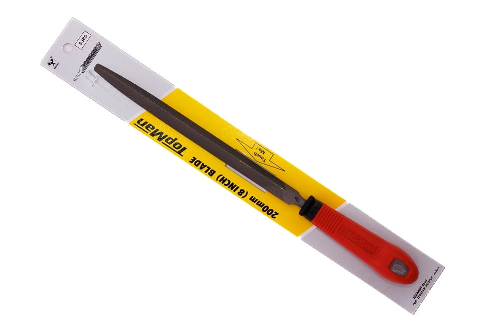 Lima Triangular Japonesa 200mm(8") Topman - Para Metal/alumínio/couro