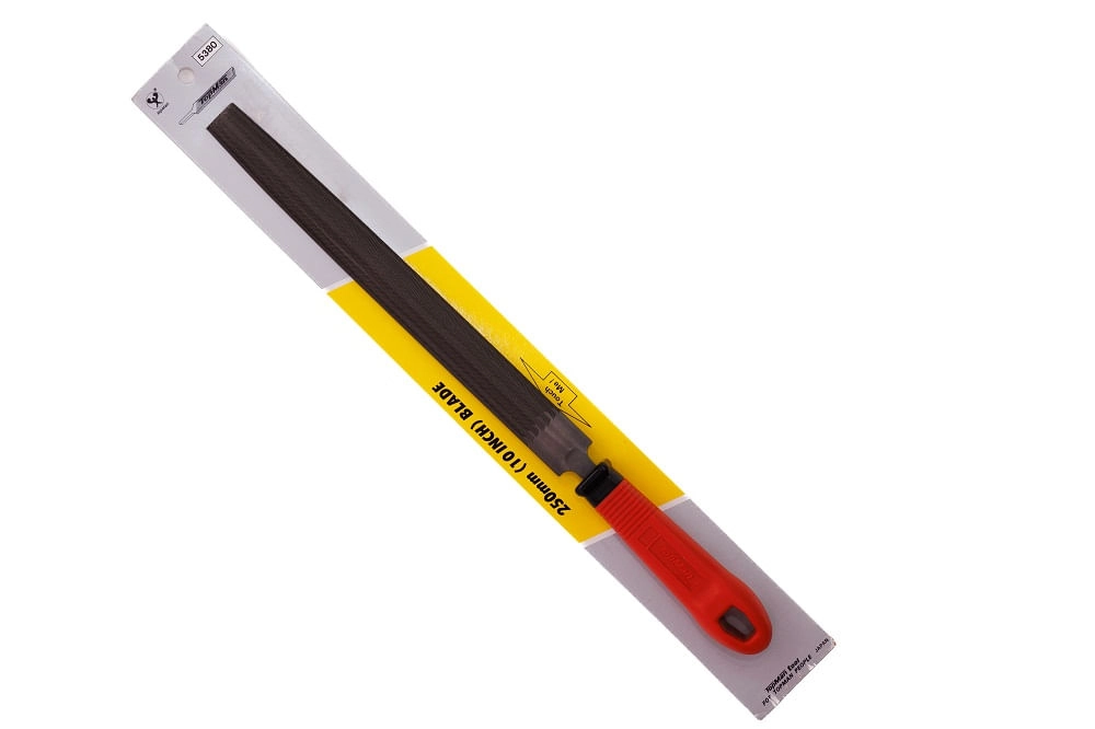 Lima Japonesa Engenheiro Cana P/metal/aluminio Couro 250mm(10")