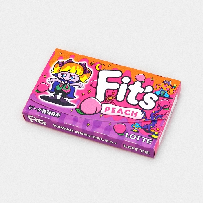 Ciclete Lotte Fits Pessego 48g C/10