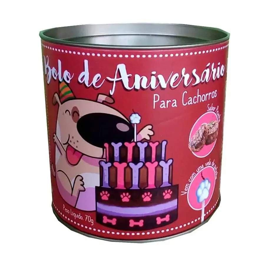 Bolo Aniver.padaria Pet 70gr P