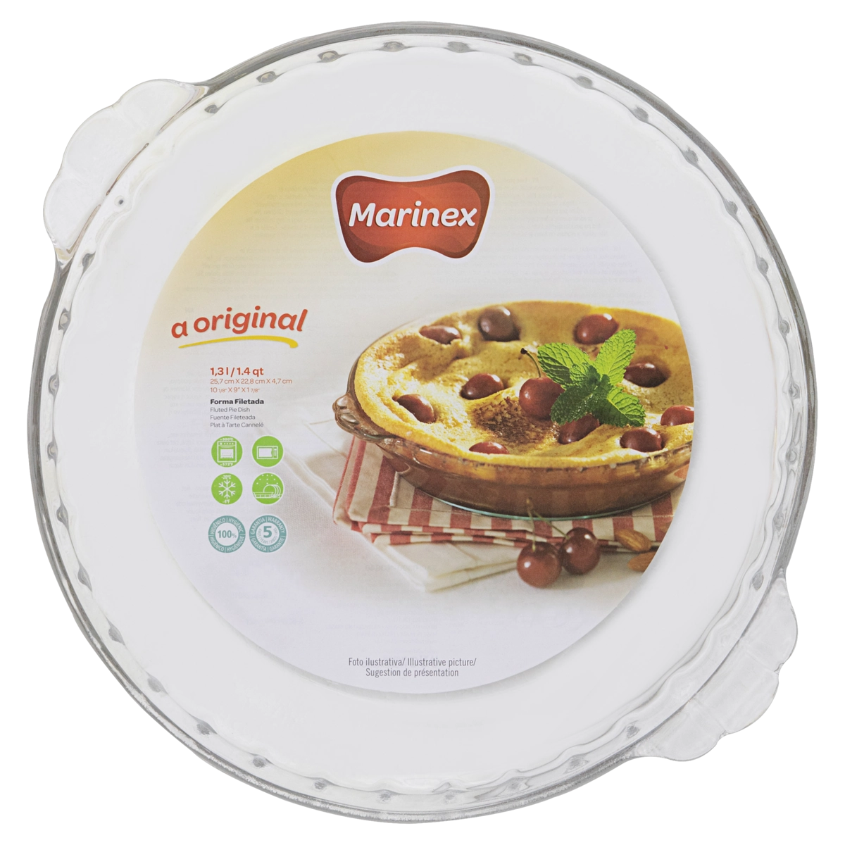 Forma Redonda Filetada 1,3l Marinex