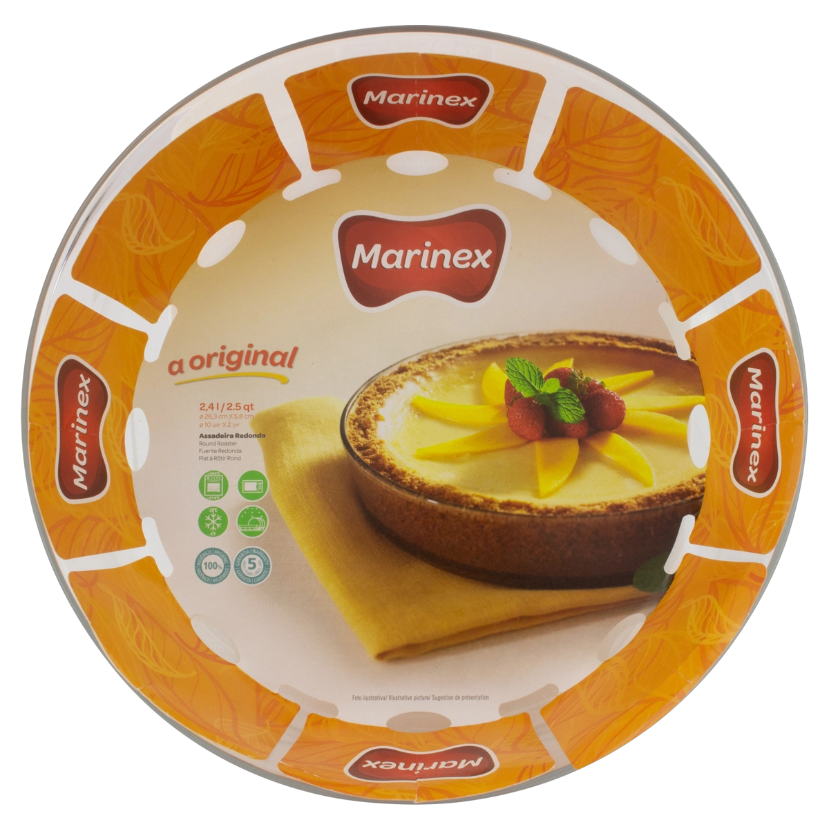 Assadeira Redonda 2,4l Marinex