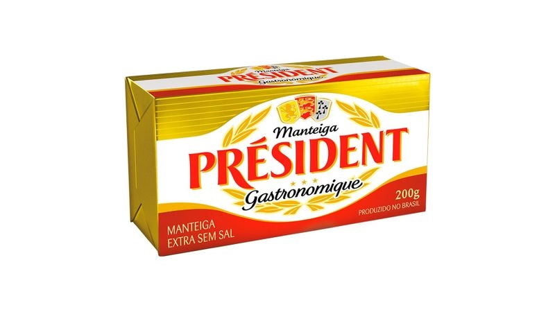 Manteiga President S Sal Tablete 200g