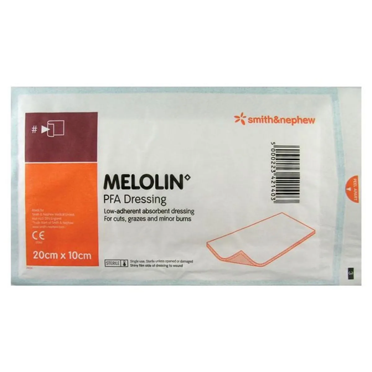 Curativo Melolin 20X10cm - unidade