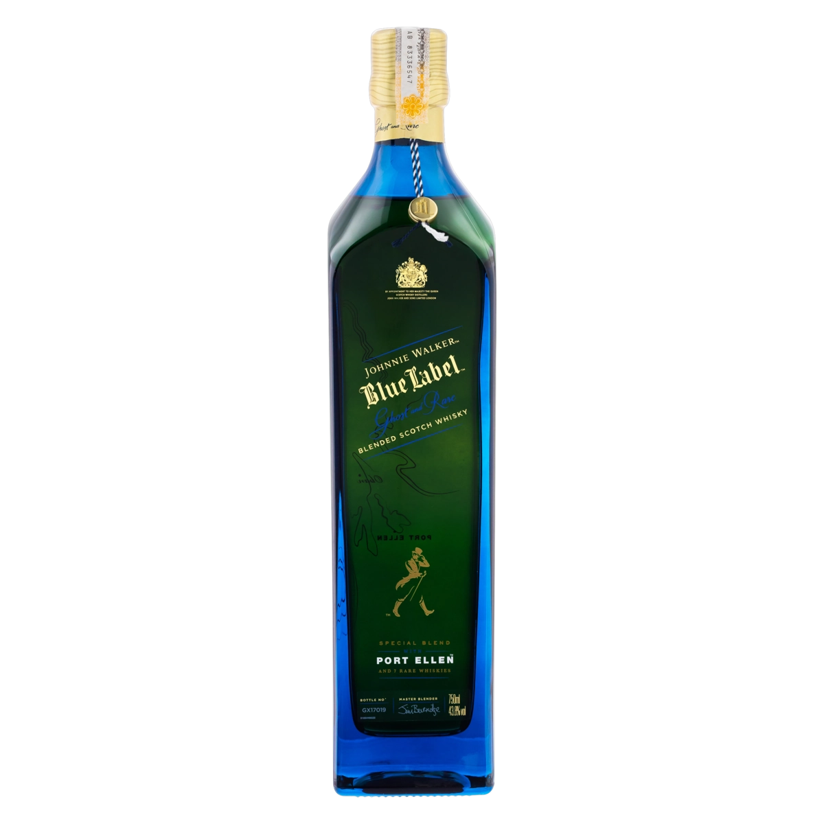 Whisky Escocês Blended Blue Label Ghost And Rare Johnnie Walker Garrafa 750ml