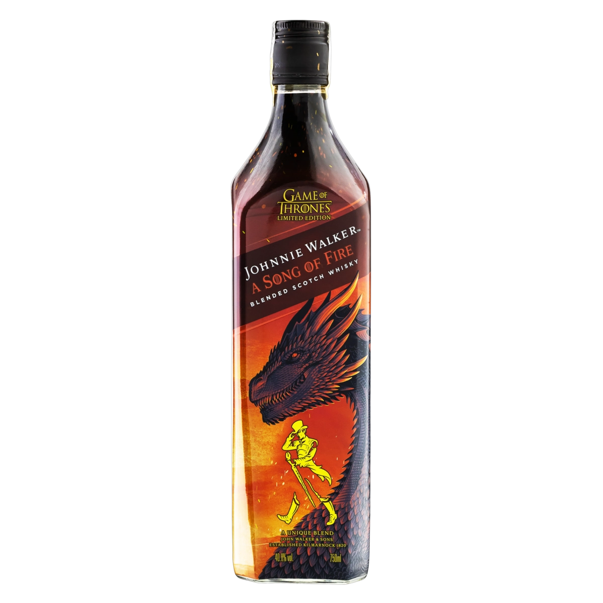 Whisky Escocês Blended A Song Of Fire Game Of Thrones Johnnie Walker Garrafa 750ml