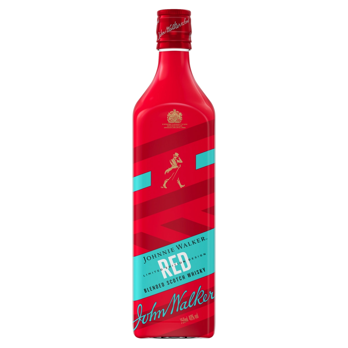 Whisky Escocês Blended Red Label Johnnie Walker Garrafa 750ml Edição Limitada
