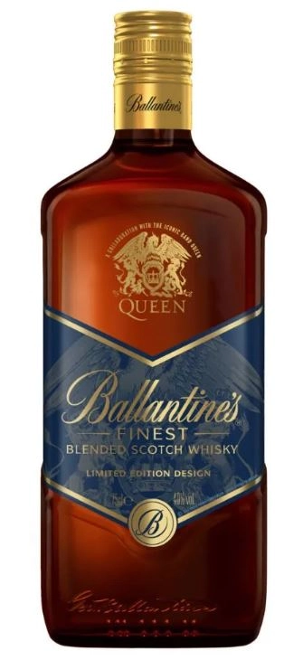 Whisky Escocês Blended Finest Queen Ballantines Garrafa 750ml