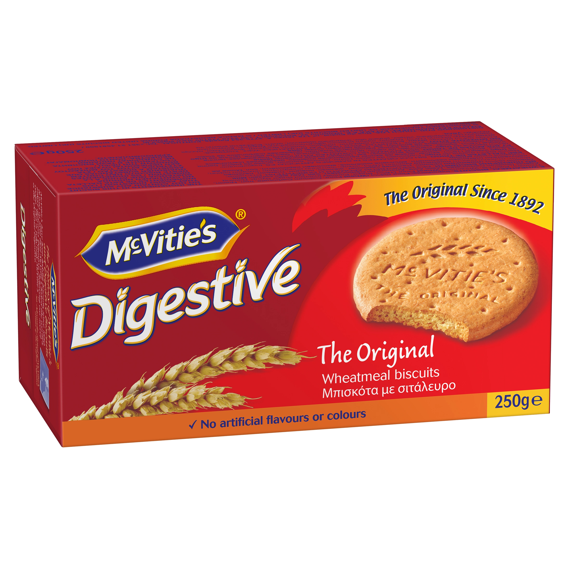 Biscoito Ingles Mc Vitie S Digestive Trigo Original 250g