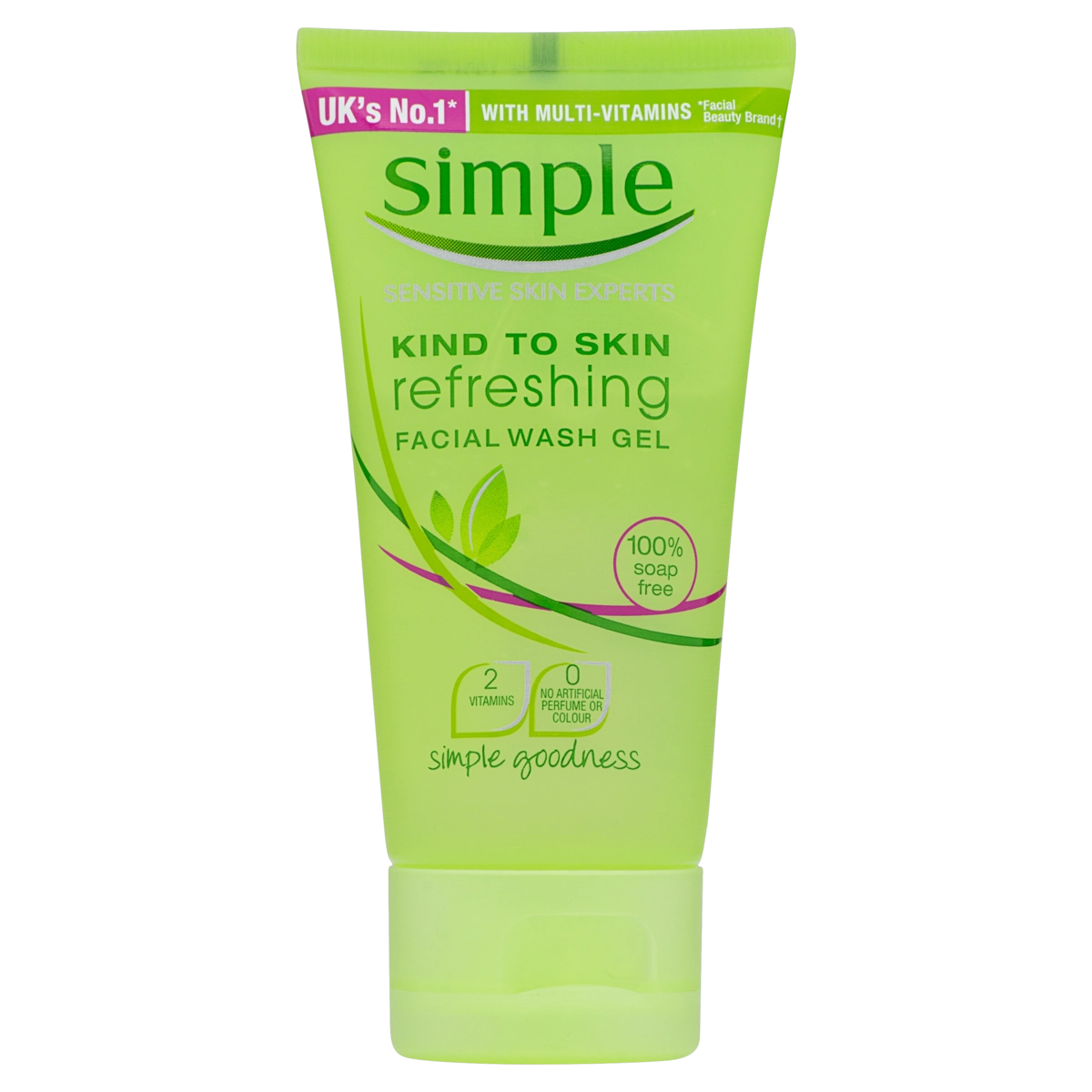 Sabonete Gel Facial Sem Perfume Simple Bisnaga 51g