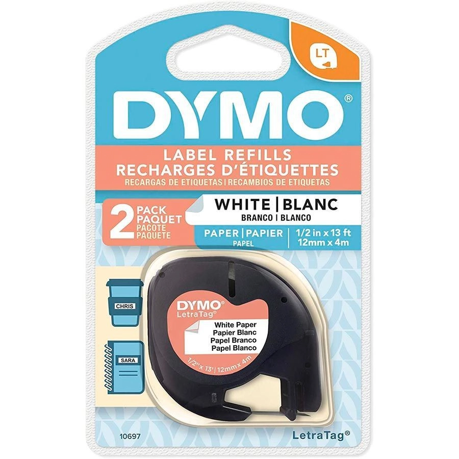 Dymo Letratag Labels, 1 Letra Tag Esselte Pendaflex Corporation