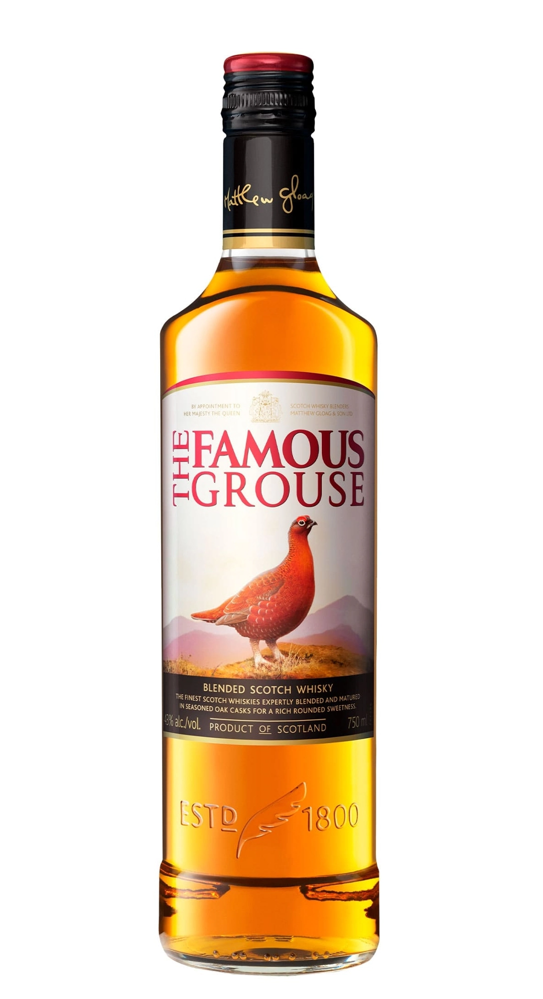Whisky Escocês Blended The Famous Grouse Garrafa 750ml