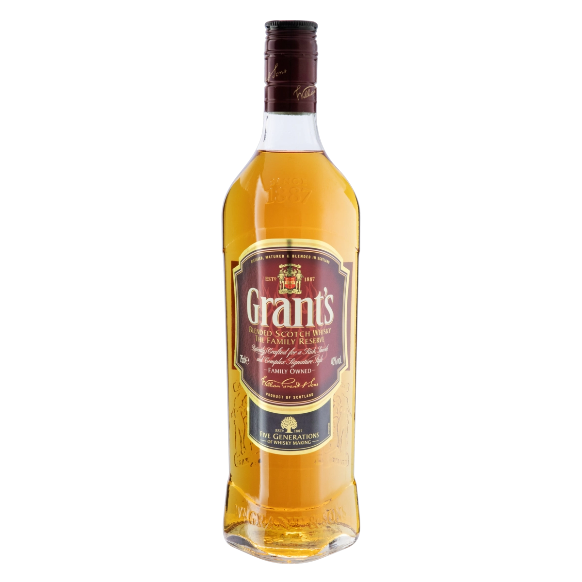 Whisky Escocês Blended The Family Reserve Grants Garrafa 750ml