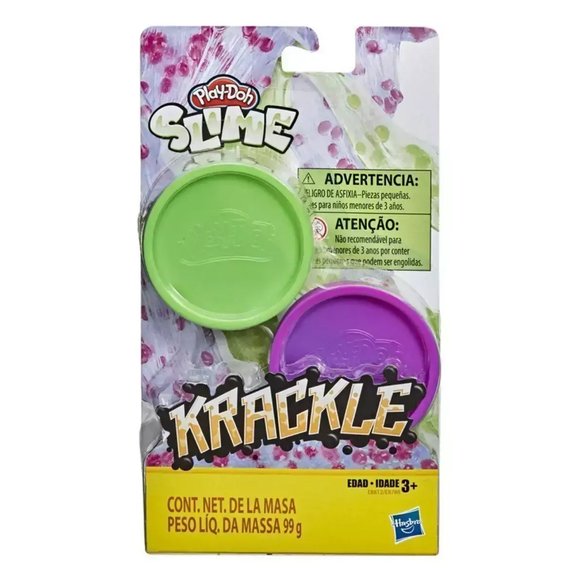 Slime Krackle PLAY DOH Cores Sortidas