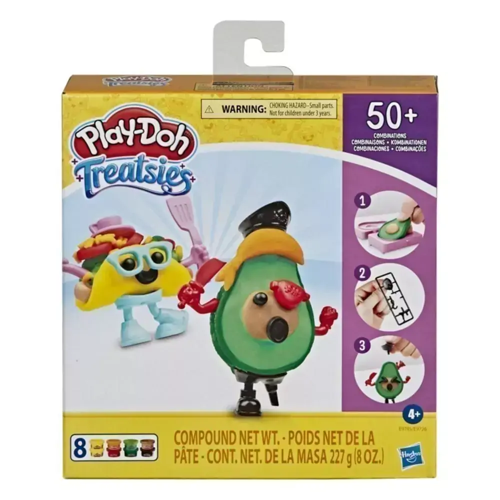 Massa de Modelar - Play-Doh - Treatsies - Guloseimas 2 Mini Lanches - Verde - Hasbro