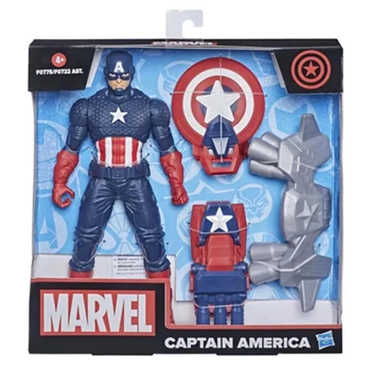 Boneco Capitão América Marvel Figura Ulympus Hasbro F0775