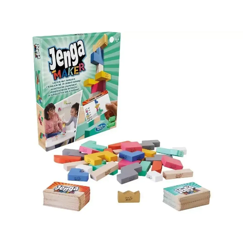 Jogo de Torre Jenga Maker Gaming - Hasbro