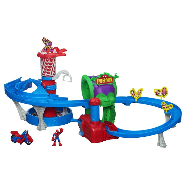 Hasbro Marvel Adventures Playskool Heroes Pista De Corrida Homem Aranha