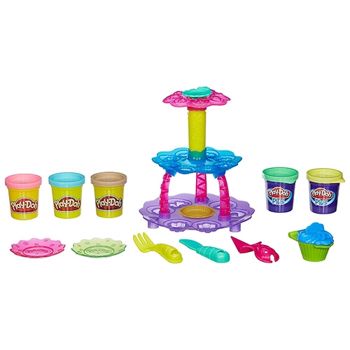 Brinquedo Conjunto Play Doh Torre De Cupcake Hasbro