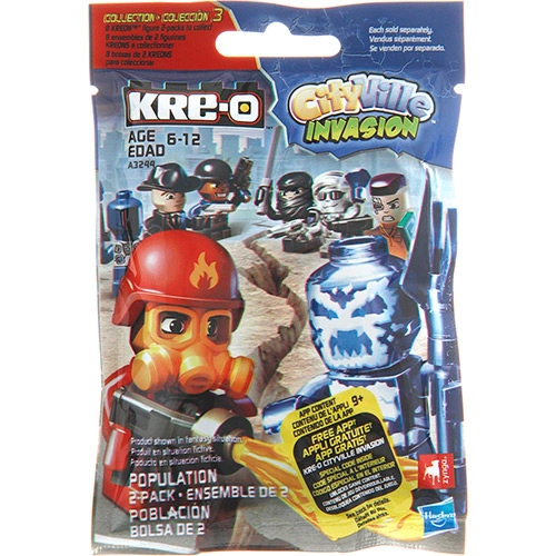 Brinquedo Construção Kre O Cityville Invasion Com 2 Hasbro