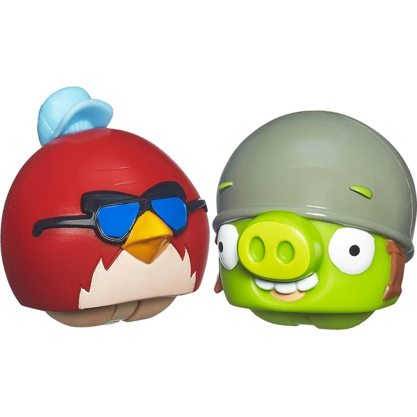 Boneco Hasbro Playskool Heroes Angry Birds Go Pássaro Vermelho E Porco Helmet