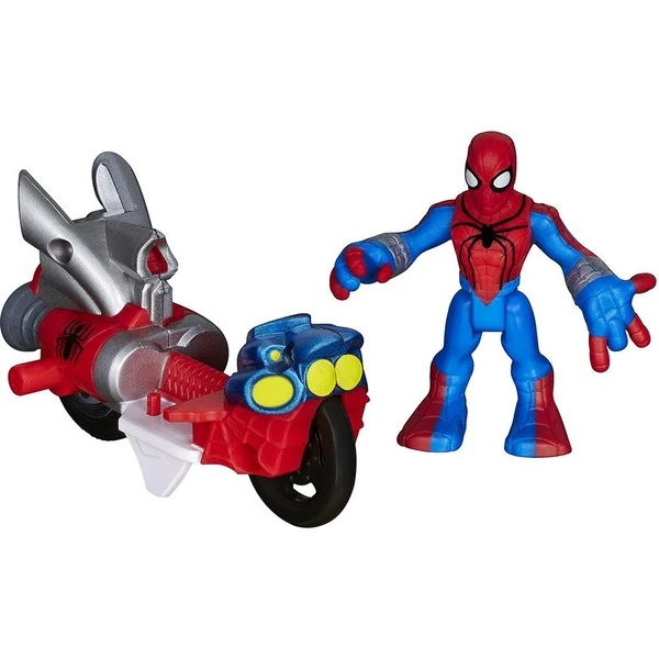 Hasbro Marvel Super Hero Adventures Homem Aranha Com Moto