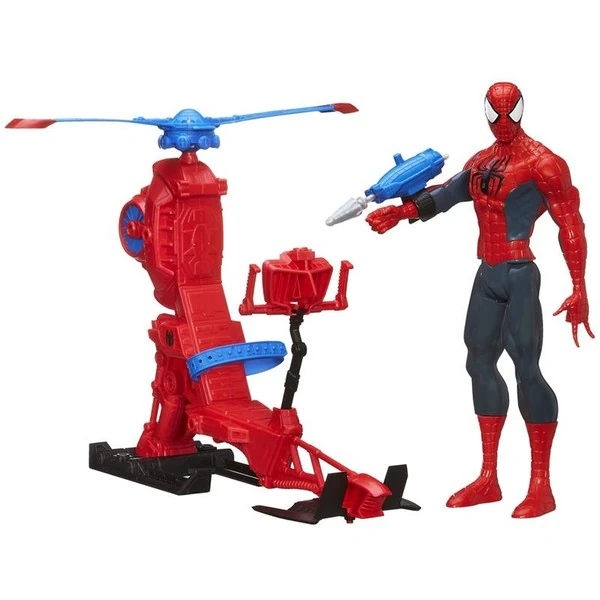 Boneco Hasbro Marvel Titan Hero Homem Aranha Com Helicóptero