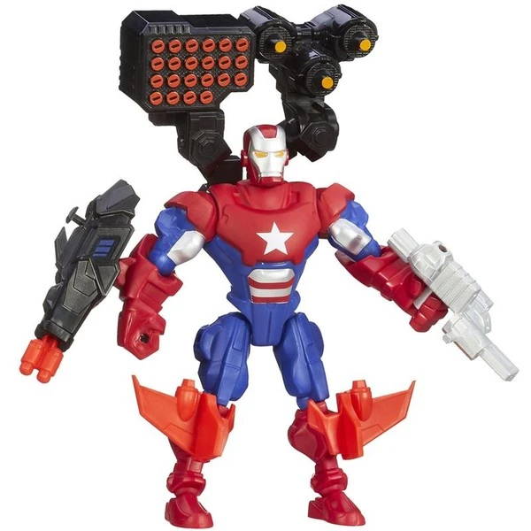 Boneco Hasbro Marvel Super Hero Mashers Homem De Ferro Patriota