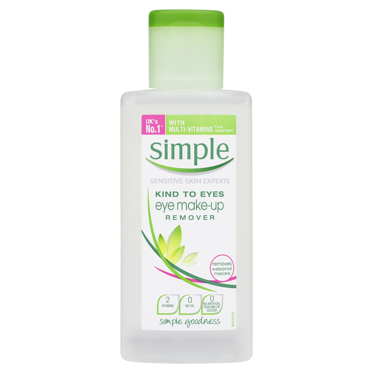 Demaquilante Olhos Sem Perfume Simple Frasco 125ml