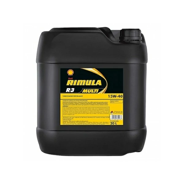 Óleo de Motor 15W40 Rimula R3 X Multi Ch4 20 Litros - SHELL 44421855