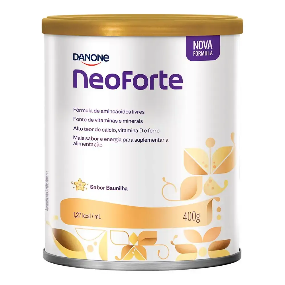 Alimento Para Nutrição Baunilha Neoforte Lata 400g