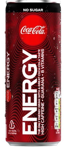 Beb.energetica Coca Cola Energy 250ml Zero
