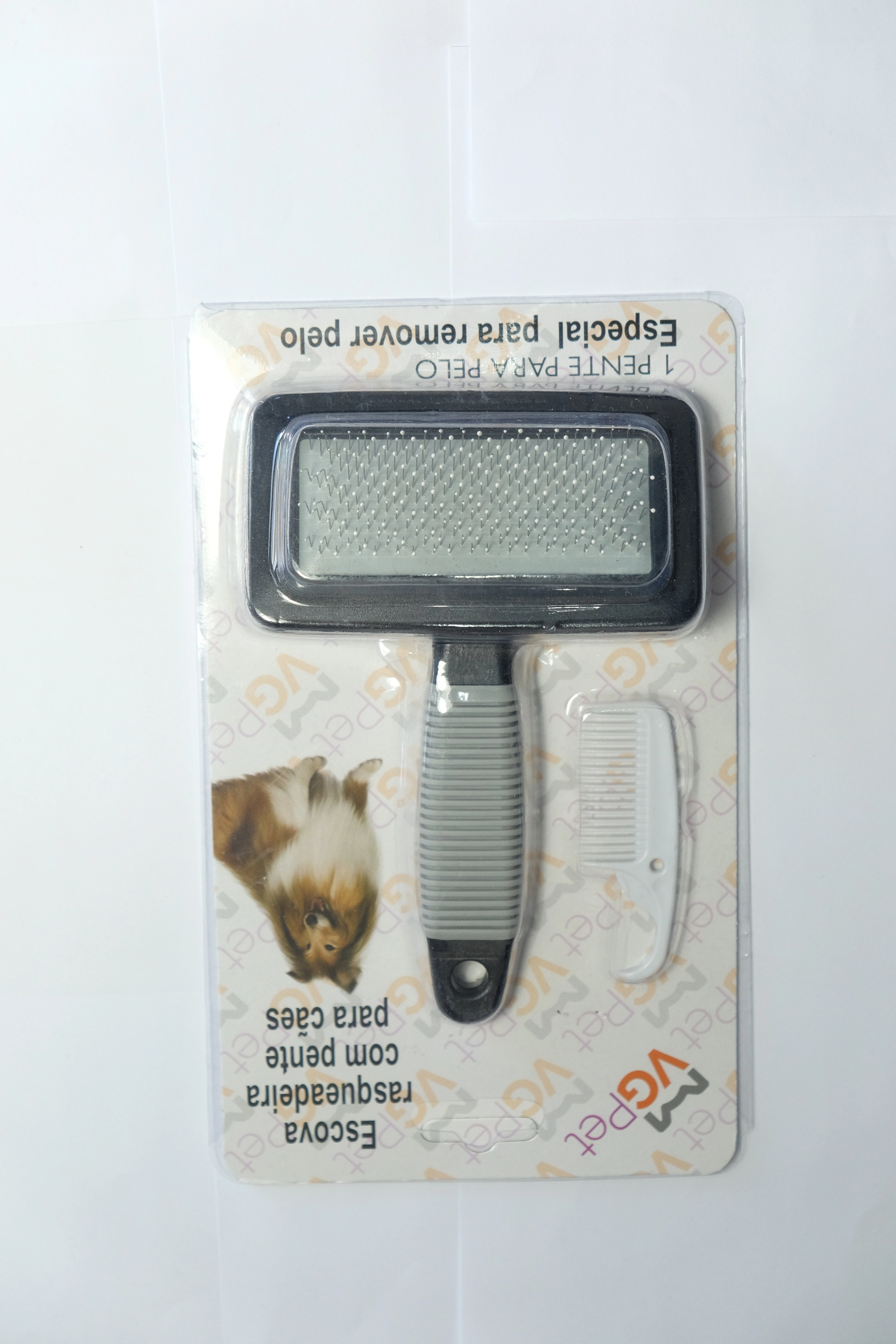 Escova Pet Vg Rasqueadora C/pente