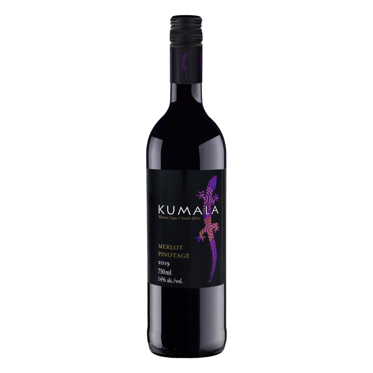 Vinho Sul Africano Tinto Meio Seco Kumala Merlot Pinotage Garrafa 750ml
