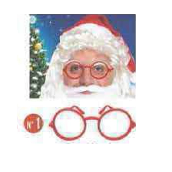 Oculos Tematico N.1 Papai Noel Ref.750 Rasul