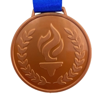 Medalha Metalizada Bronze Ref.1511 Rasul