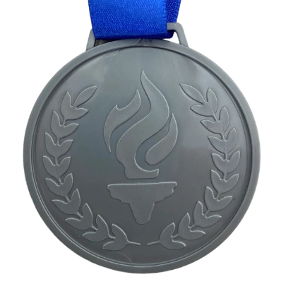 Medalha Metalizada Prata Ref.1510 Rasul