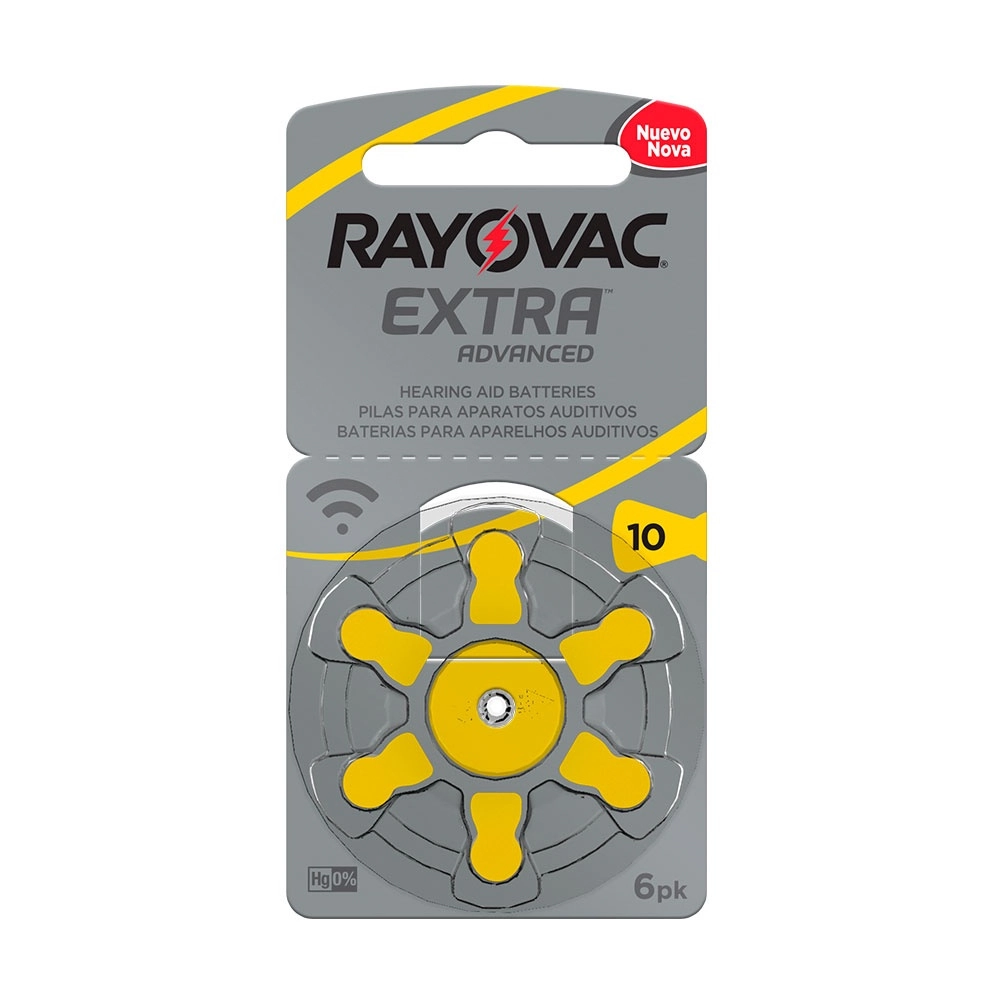 Pilha Auditiva Rayovac Extra Advanced 10 C/6