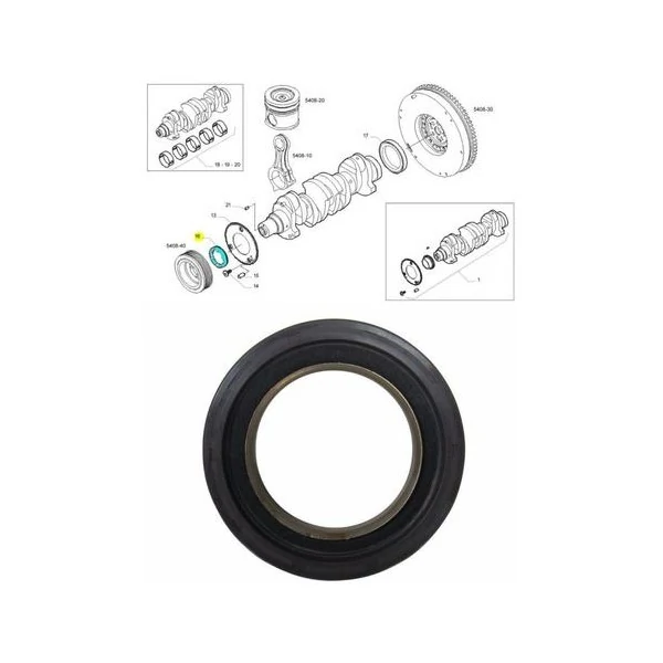 Retentor da Polia do Virabrequim - FIAT 504087648