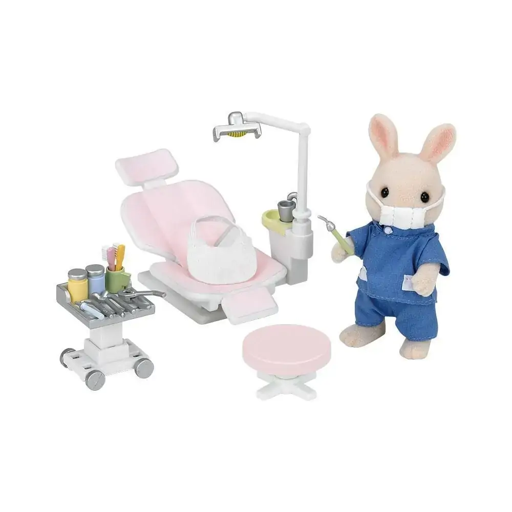 Conj Dentista Do Campo Sylvanian Familie Unica Un