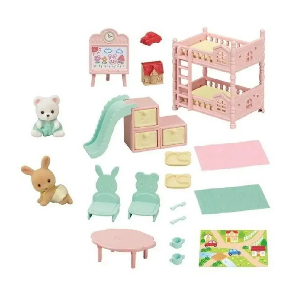 Cjt Quarto Bebe Classico Sylvanian Famil