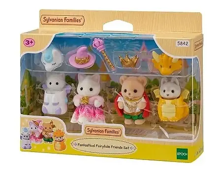 Conjunto De Figuras Amigos Da Família Sylvanian Families Fantásticos