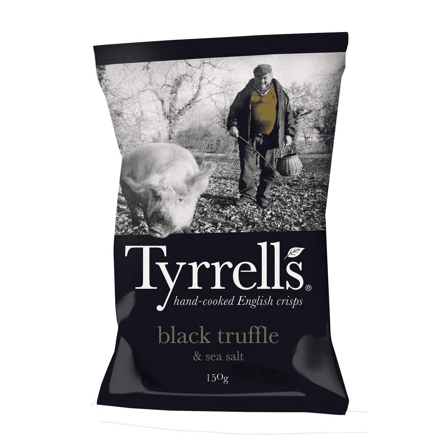 Batata Frita Com Trufa Preta E Sal Marinho Tyrrells Pacote 150g