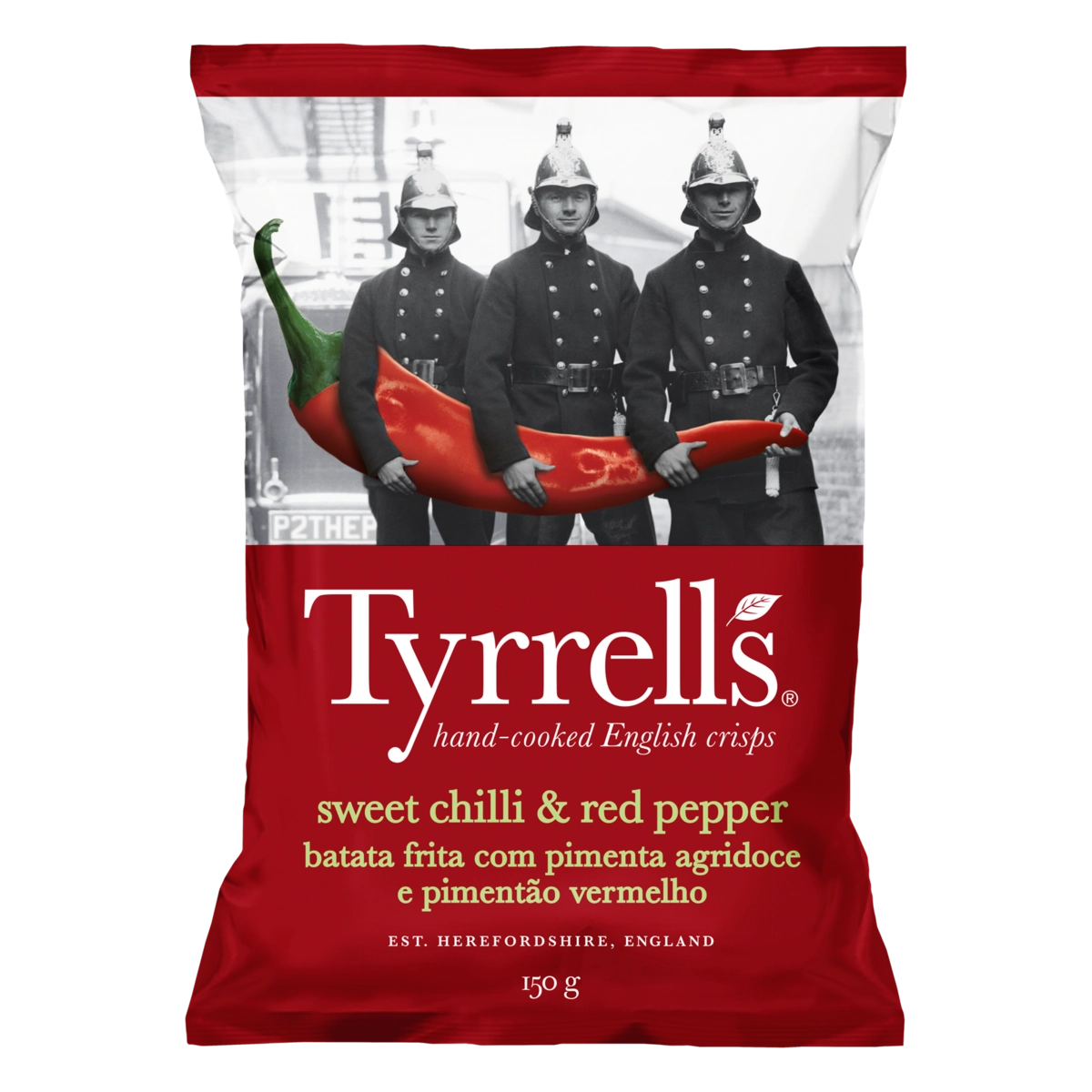 Batata Frita Pimenta Agridoce E Pimentão Vermelho Tyrrells Pacote 150g