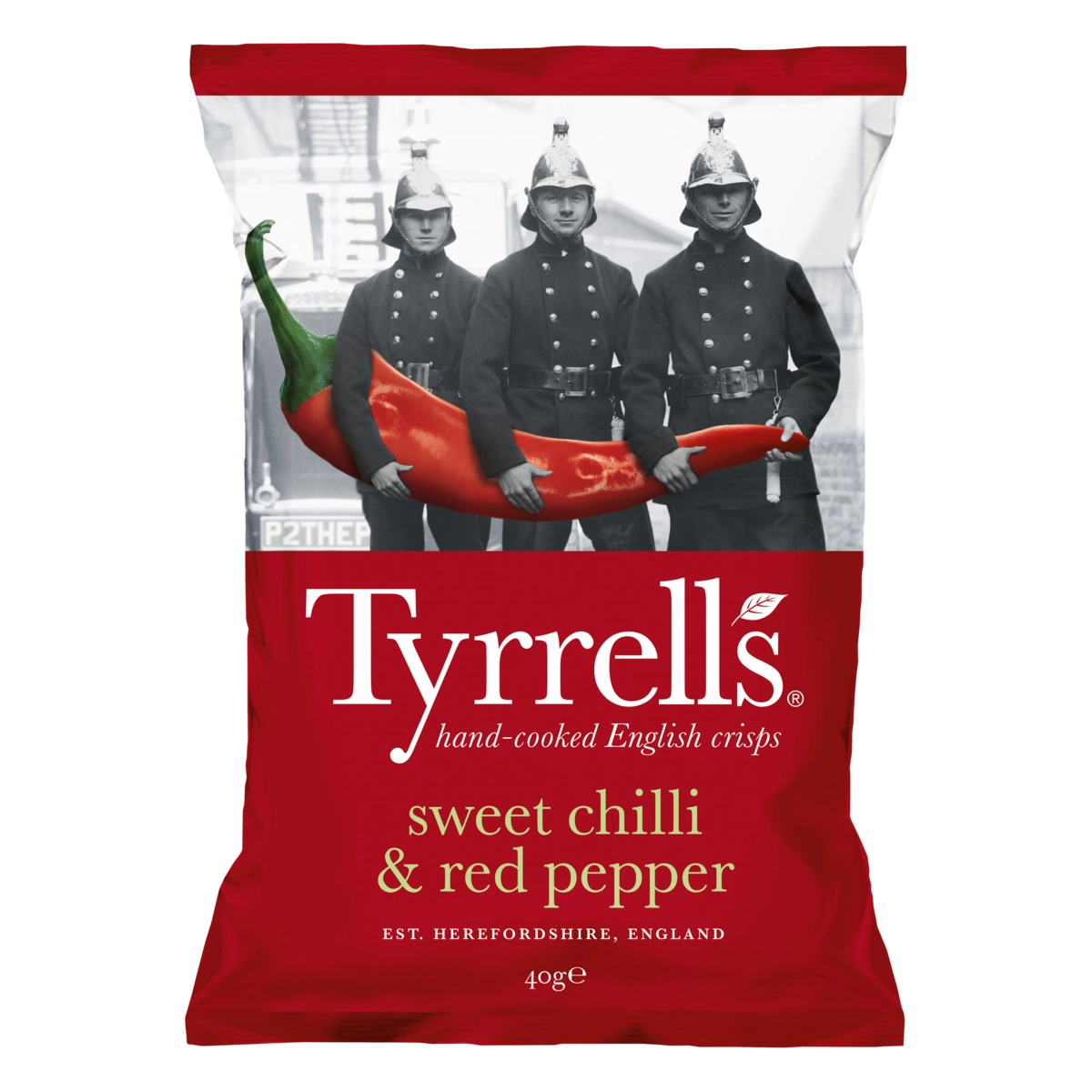 Batata Frita Pimenta Agridoce E Pimentão Vermelho Tyrrells Pacote 40g